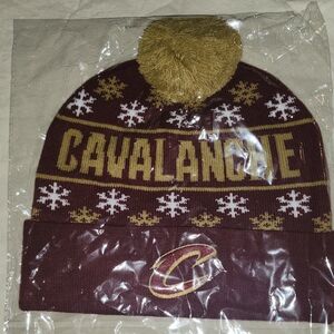 Cavalanche Maroon and Gold Beanie